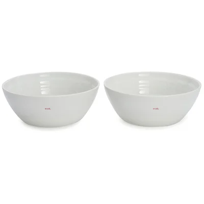 Keith Brymer Jones Eat Large Bowls - White (Set of 2)