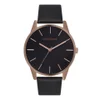 UNKNOWN Men's The Classic Watch - Black Dial/Rose Gold - Image 1
