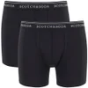Scotch & Soda Men's Allover Printed Boxer Shorts - Black - Image 1