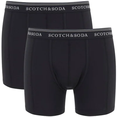 Scotch & Soda Men's Allover Printed Boxer Shorts - Black