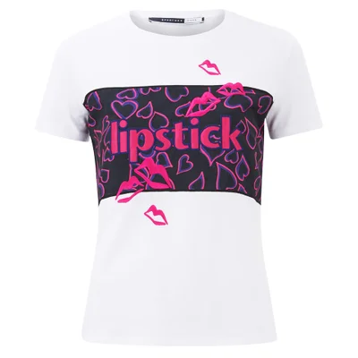Sportmax Code Women's Nasello Lipstick T-Shirt - Optical White