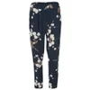 Ganni Women's Floral Trousers - Navy Japanese Flower - Image 1