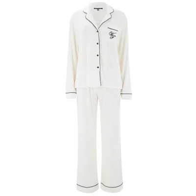 Wildfox Women's Classic Morning Person Pyjama Set - White