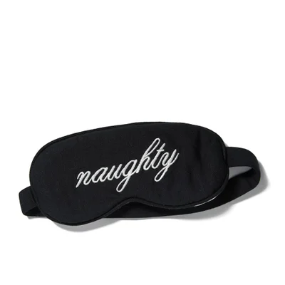 Wildfox Women's Naughty/Nice Reversible Eye Mask - Black/White