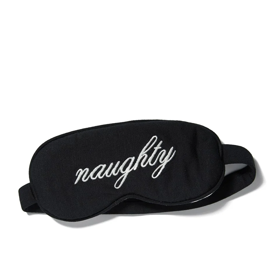 Wildfox Women's Naughty/Nice Reversible Eye Mask - Black/White Image 1