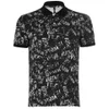 Versus Versace Men's All Over Logo Polo Shirt - Black - Image 1