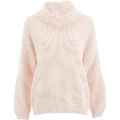 Selected Femme Women's Olinea Rollneck Knitted Pullover - Silver Peony