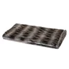 Bark & Blossom Chunky Faux Fur Throw with Stripe Effect - Image 1