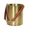 Bark & Blossom Stirrup Handled Brass Ice Bucket - Image 1
