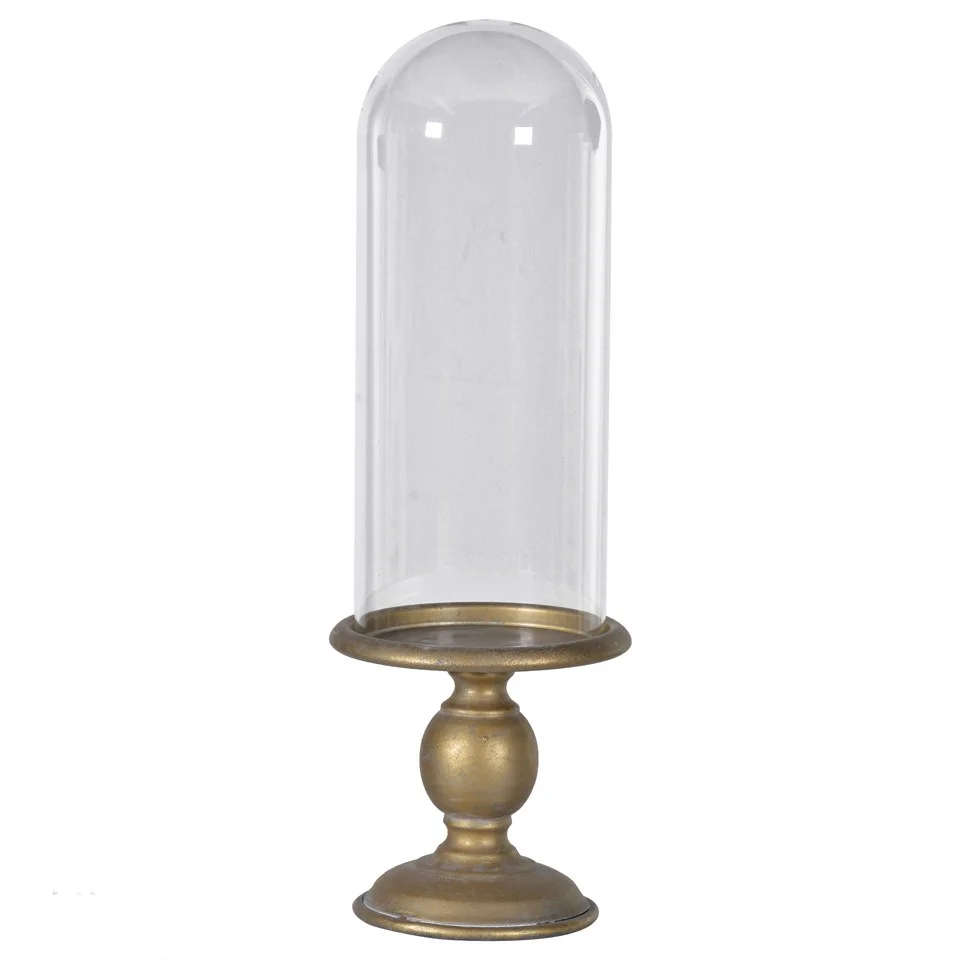 Bark & Blossom Glass Dome Candle Holder Image 1