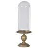 Bark & Blossom Glass Dome Candle Holder - Image 1
