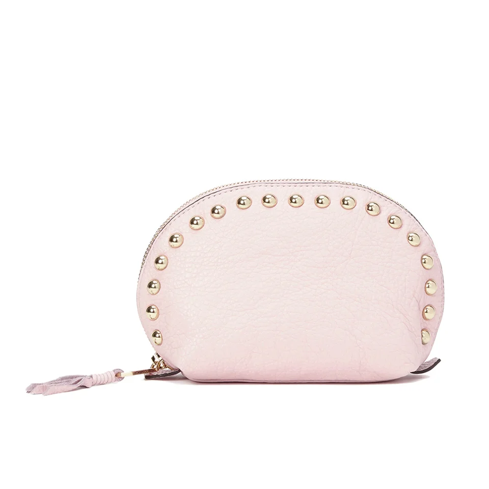 Rebecca Minkoff Women's Dome Pouch Cosmetic Case with Studs - Baby Pink Image 1