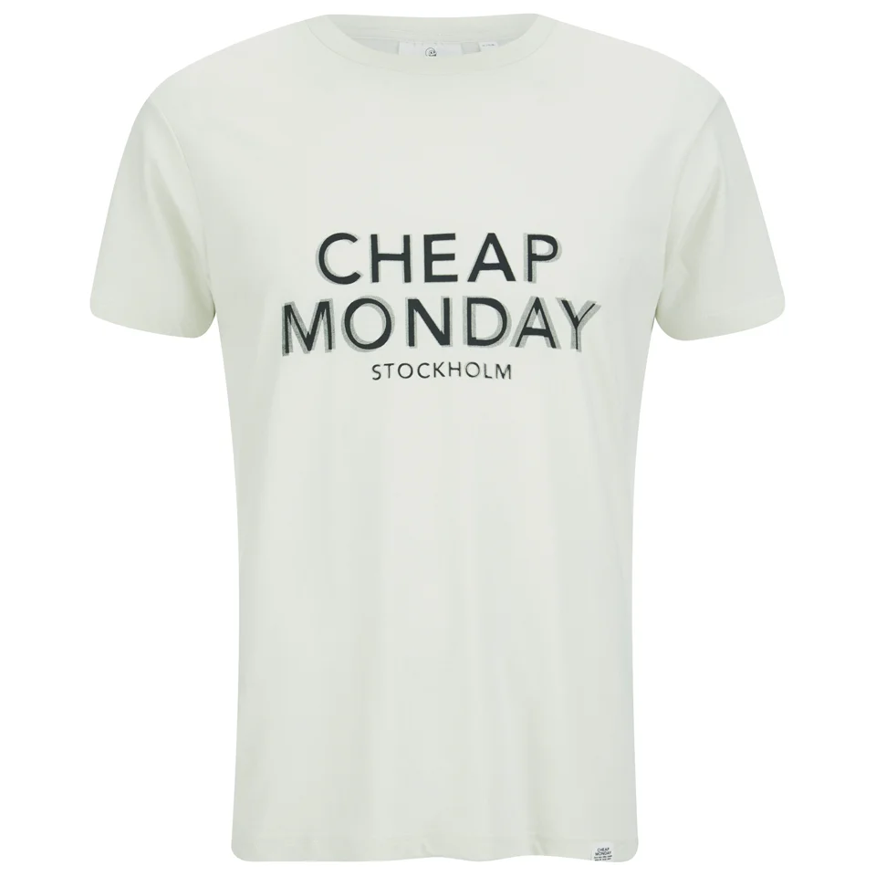 Cheap Monday Men's Standard T-Shirt - Dirty White Image 1