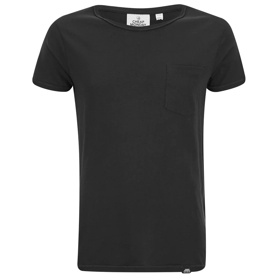 Cheap Monday Men's Cap Pocket T-Shirt - Punk Black Image 1
