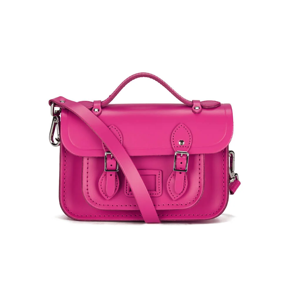 The Cambridge Satchel Company Women's The Mini Magnetic Closure Satchel Bag - Pink Image 1