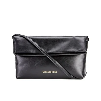 MICHAEL MICHAEL KORS Women's Daria Foldover Clutch Bag - Black