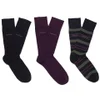 BOSS Hugo Boss Men's 3 Pack Socks - Purple - Image 1