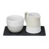 Just Slate Stoneware Milk and Sugar Set - Image 1