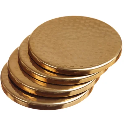 Just Slate Gold Coasters - Set of 4