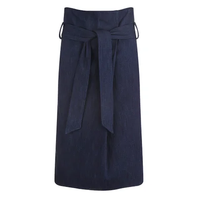 Tibi Women's Paper Bag Skirt - Proton Blue
