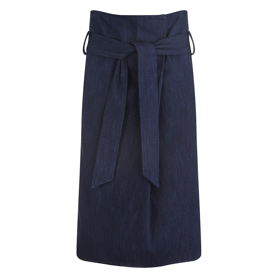 Tibi Women's Paper Bag Skirt - Proton Blue Image 1