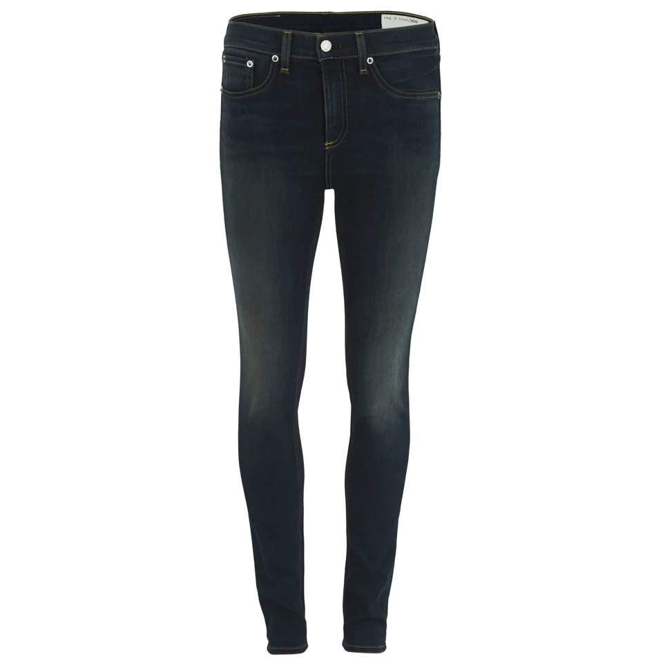 rag & bone Women's 10 Inch Skinny Jeans - Aston Image 1