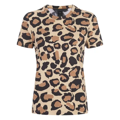 Marc by Marc Jacobs Women's Big Painted T-Shirt - Leopard