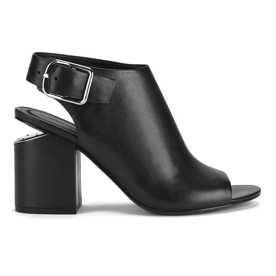 Alexander Wang Women's Nadia Leather Heeled Sandals - Black Image 1