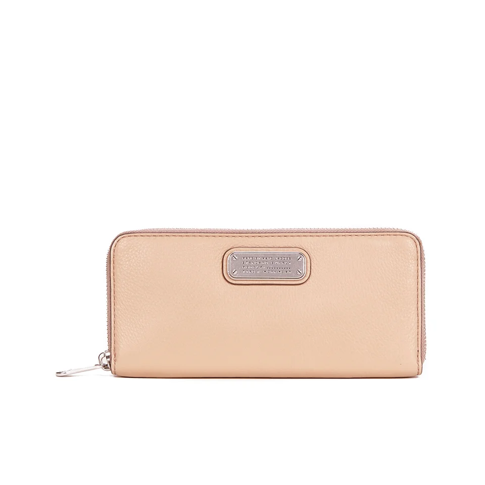 Marc by Marc Jacobs Women's New Q Slim Zip Around Purse - Nude Image 1