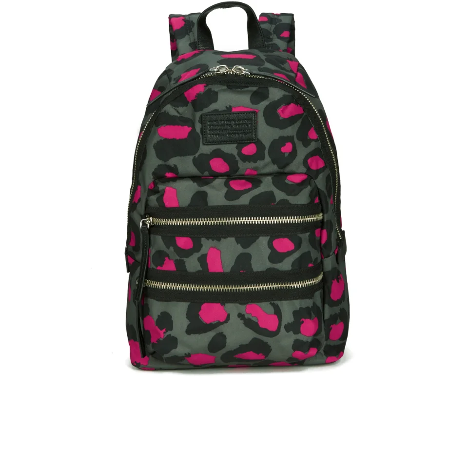 Marc by Marc Jacobs Women's Domo Arigato Printed Leopard Packrat Backpack - Raspberry Image 1