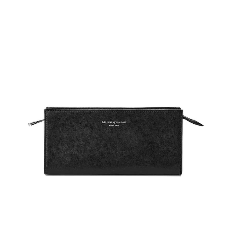 Aspinal of London Women's Small Cosmetic Case - Black Image 1