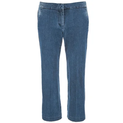 MICHAEL MICHAEL KORS Women's Denim Crop Flare Jeans - Huston Wash