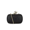 Diane von Furstenberg Women's Love Minaudiere Glitter Clutch Bag - Black - Image 1