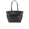 Diane von Furstenberg Women's Voyage BFF Croc Leather Tote Bag - Black - Image 1