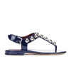 Marc by Marc Jacobs Women's Liv T Strap Leather Sandals - Navy - Image 1