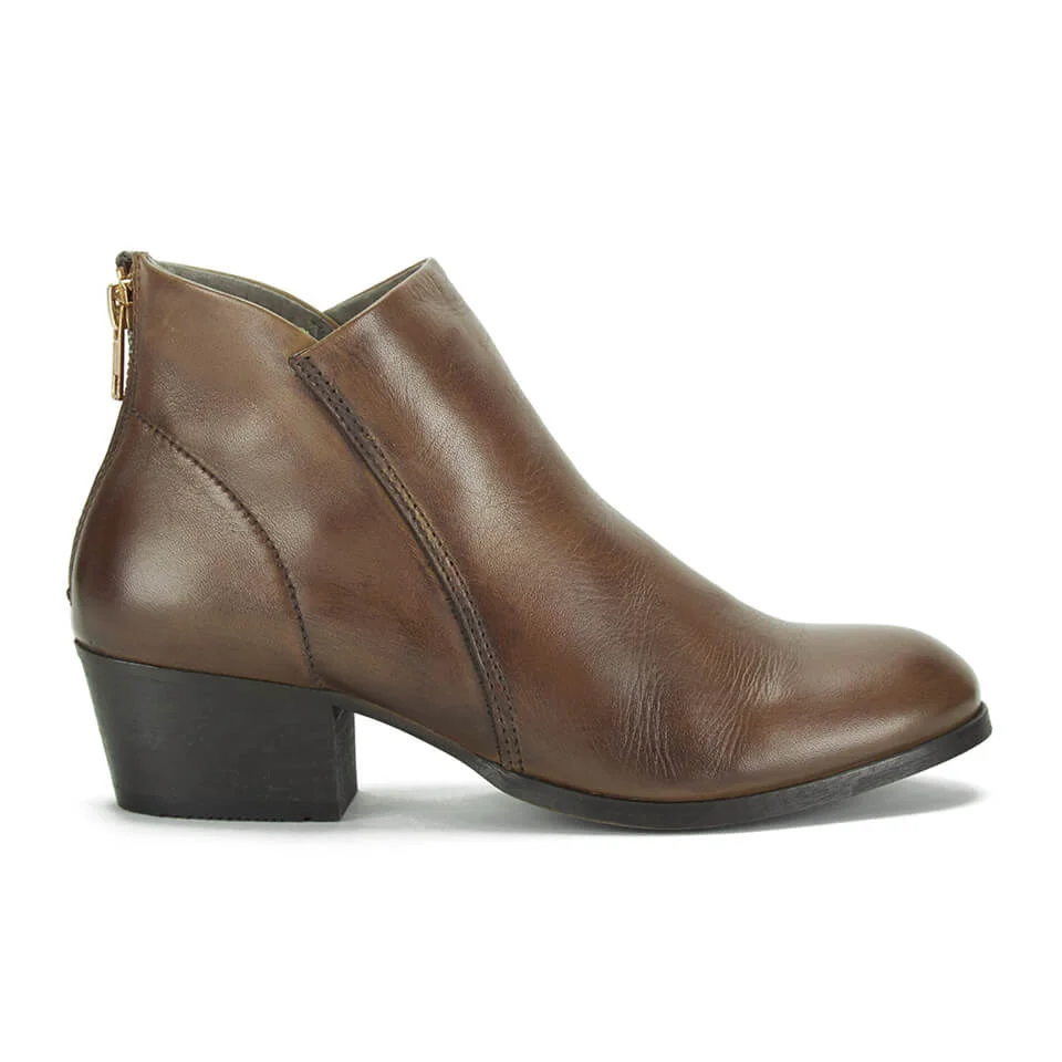 Hudson London Women's Apisi Leather Ankle Boots - Tan Image 1