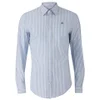 Vivienne Westwood MAN Men's Classic Stretch Stripe Long Sleeve Shirt - Blue Stripe - Image 1