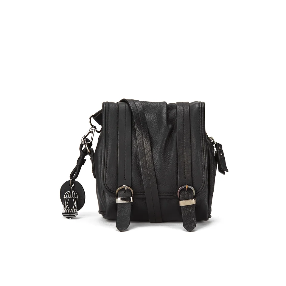BeckSöndergaard Women's Mini Seki Leather Crossbody Bag - Black Image 1