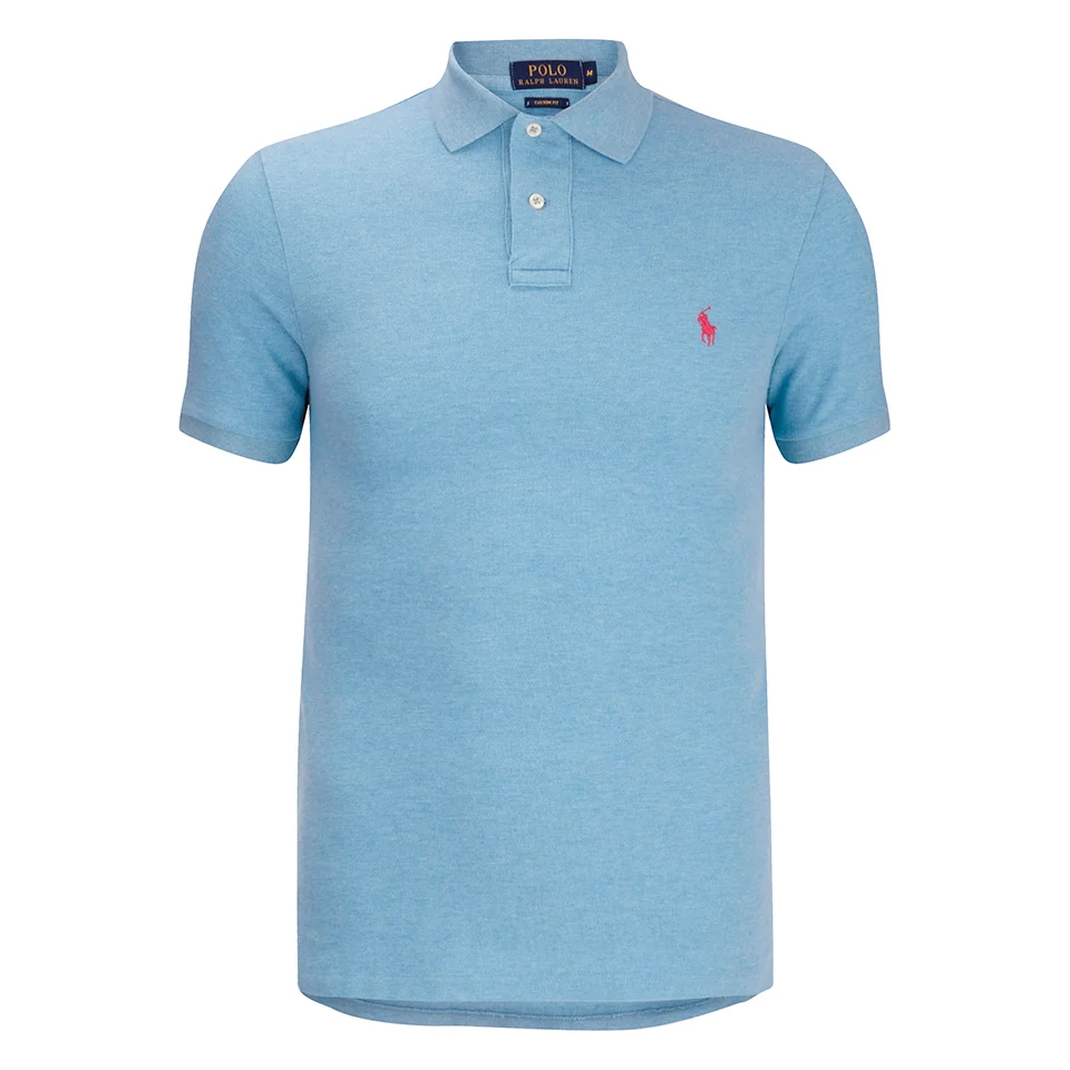 Polo Ralph Lauren Men's Short Sleeve Custom Fit Polo Shirt - French Turquoise Image 1