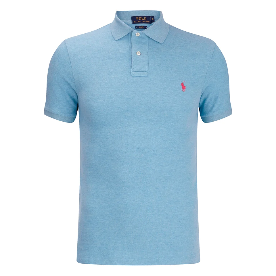 Polo Ralph Lauren Men's Short Sleeve Slim Fit Polo Shirt - French Turquiose Image 1
