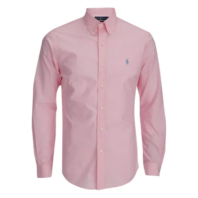 Polo Ralph Lauren Men's Long Sleeve Button Down Shirt - Pink