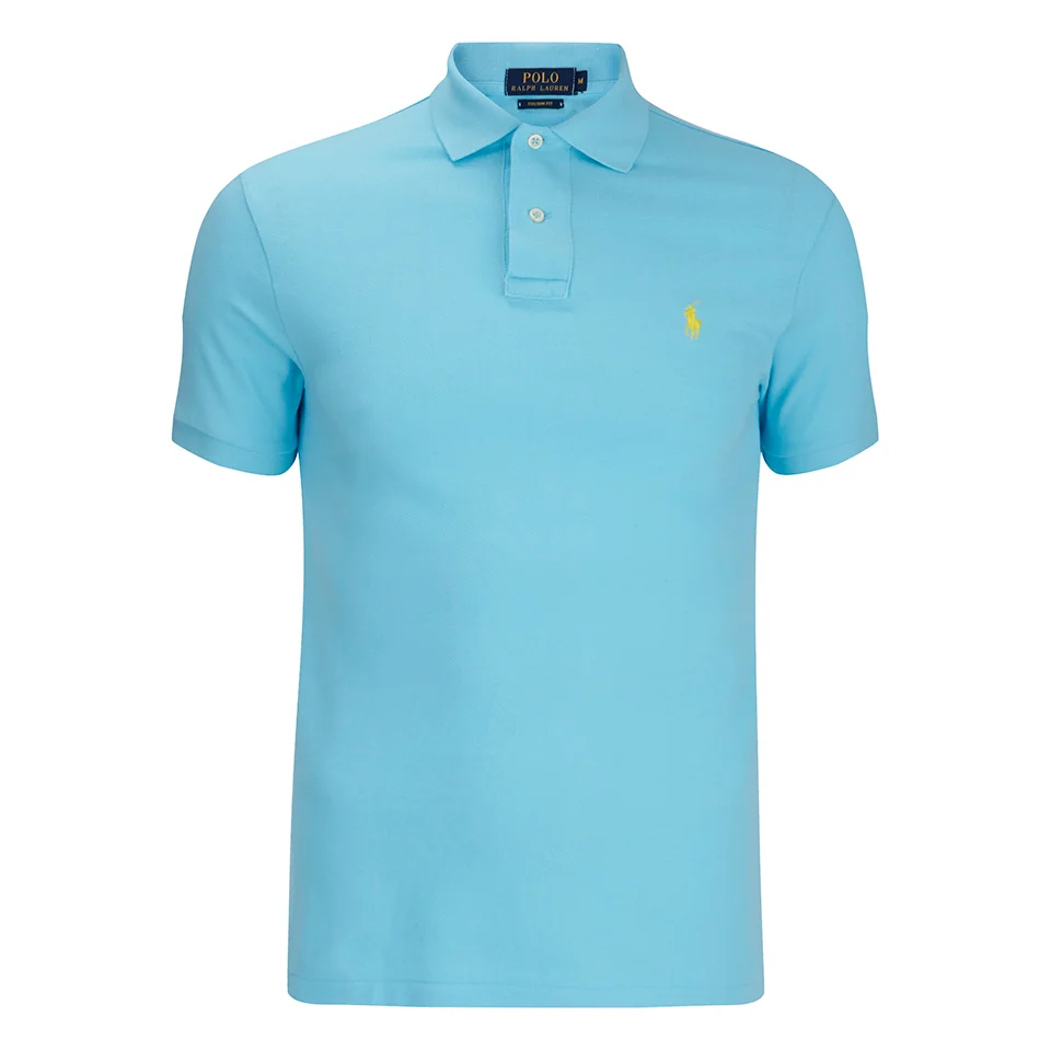 Polo Ralph Lauren Men's Short Sleeve Custom Fit Polo Shirt - Hammond Blue Image 1
