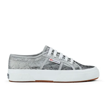 Superga Women's 2750 Animalnetw Classic Trainers - Snake Silver