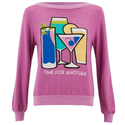 Wildfox Women's Brunch Time For Another Sweatshirt - Lavender Dream
