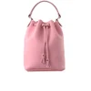 Grafea Women's Leather Tassel Bucket Bag - Pink - Image 1