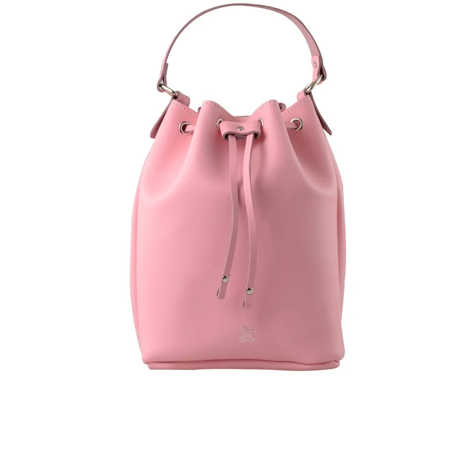 Grafea Women's Leather Bucket Bag - Pink Image 1