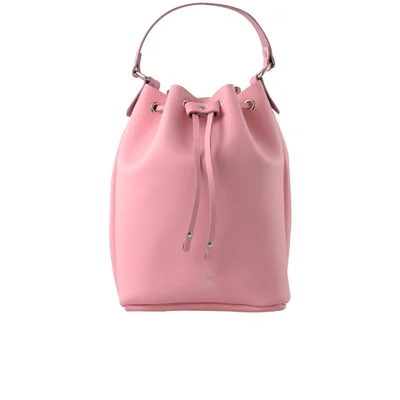 Grafea Women's Leather Bucket Bag - Pink