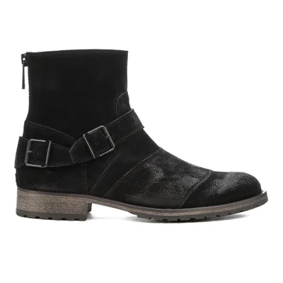 Belstaff Men's Trialmaster Leather Short Boots - Black