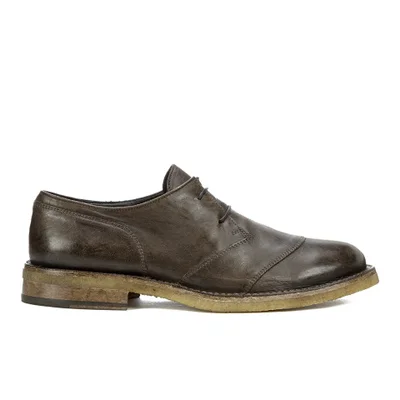 Belstaff Men's Westbourne Leather Derby Shoes - Black/Brown