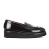 Grenson Women's Juno Leather Frill Loafers - Black Rub Off - Image 1